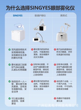 家用眼部雾化仪干眼症家用美容院冷热熏蒸护眼润眼仪器美容仪