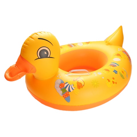 奇彩贝游泳圈儿童宝宝坐圈加厚儿童充气船动物小鸭子浮圈坐艇
