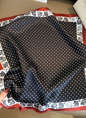 真丝女士高级感百搭领巾春夏新款