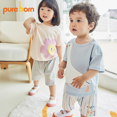 【博睿恩】婴幼儿网红大鹅短袖套装