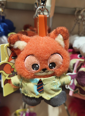 【MINISO】名创优品迪士尼疯狂动物城系列人物毛绒挂件包挂件橙色
