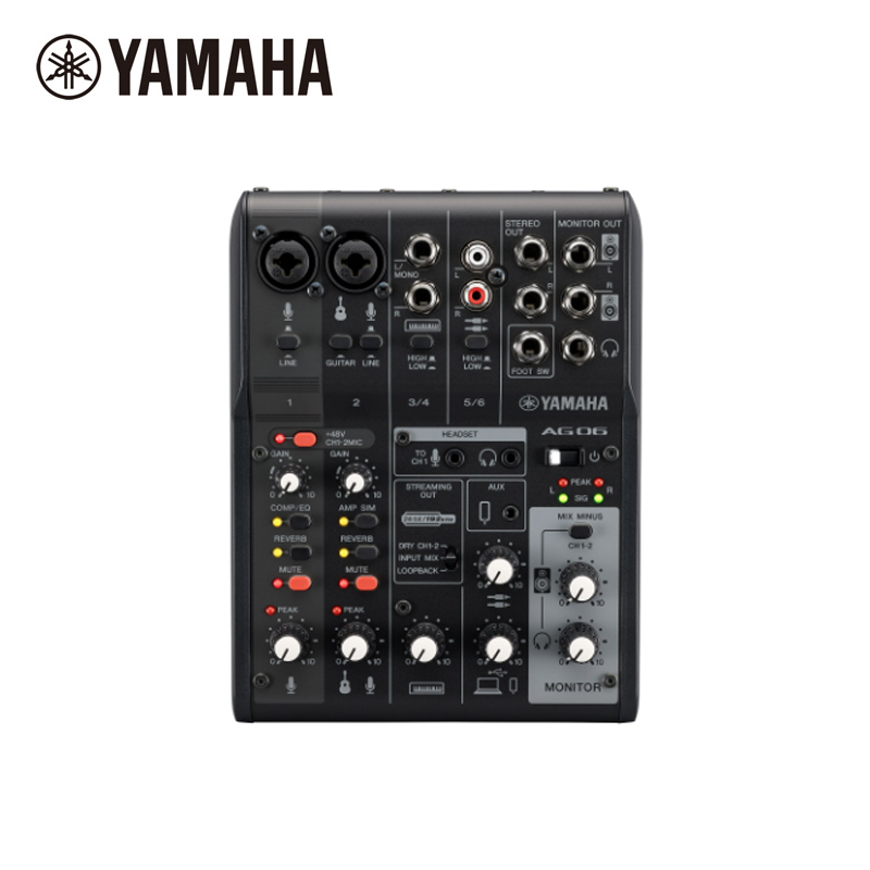 Yamaha/雅马哈 AG06MK2 直播调音台 - 图0