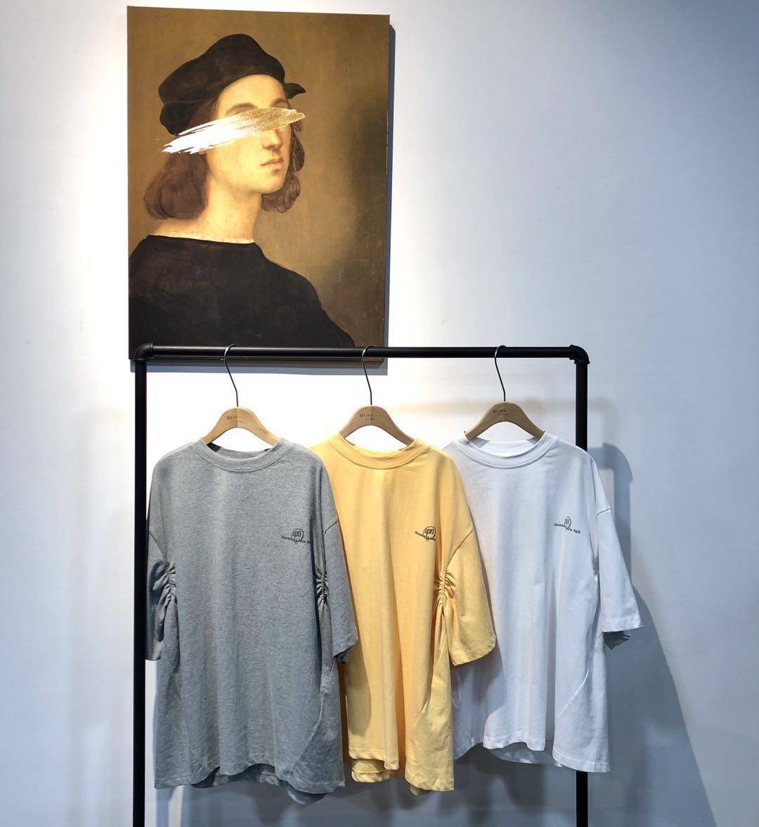 2020春夏装韩版新款s&she后背t恤 SASA喵喵T恤