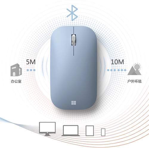 微软Surface Go Pro34567x89便携时尚设计师无线蓝牙蓝影超薄鼠标 - 图3