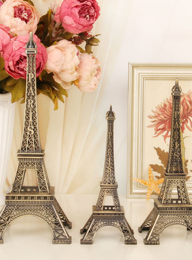 欧式风巴黎埃菲尔铁塔金属工艺品