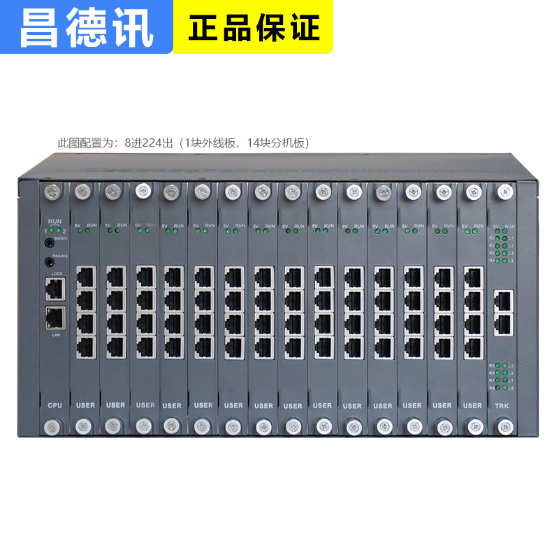 昌德讯D240程控电话交换机8 16 24 32进96 128 160 192 224出 - 图3