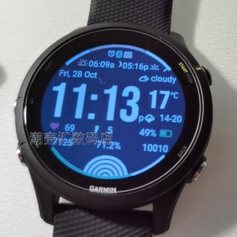 GOR适用佳明165钢化玻璃贴膜佳明955手表255音乐Music高645清235弧边245盘935防爆745太阳能版945保护硬贴膜 - 图1