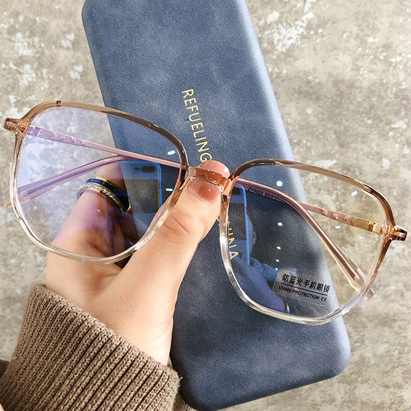 素颜近视女可配度数显瘦显脸小眼镜 专业配镜 送依视路旗下防蓝光镜片 目匠旗舰店 淘优券