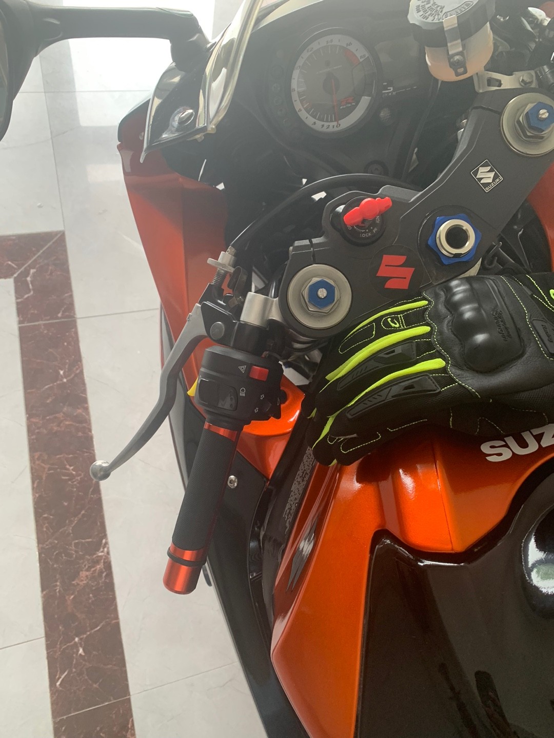 铃木GSXR600/750中R/小R K6/K7/K8/K9适用改装手把胶车把套加平衡 - 图2