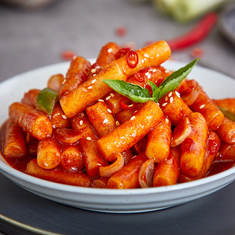 清净园韩式甜辣炒年糕4杯装 热品库 性价比省钱购