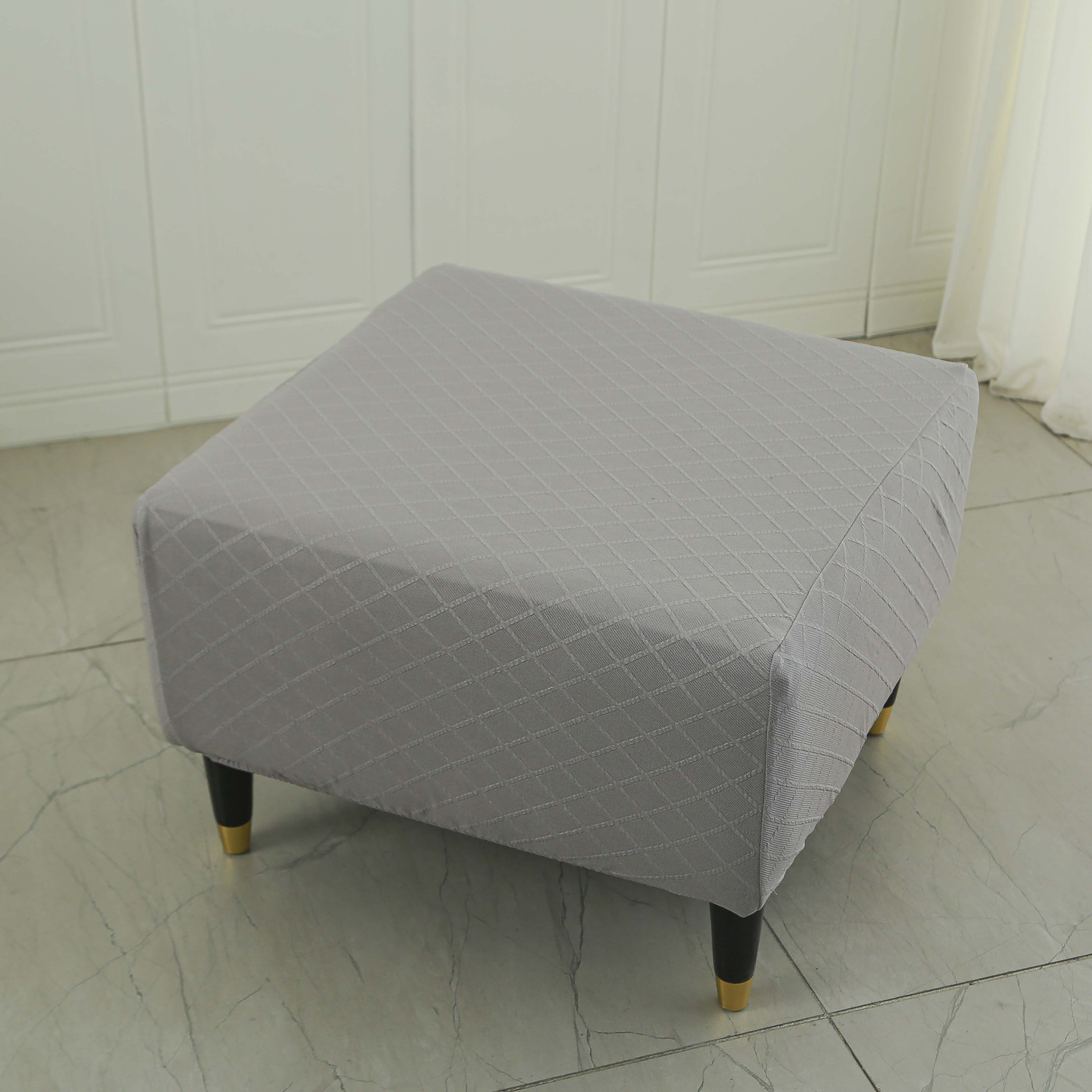 方形脚踏套提花布艺收纳凳子套储物凳套可坐衣帽间换鞋凳子套,淘宝优惠券,粉丝福利购,淘宝优惠卷