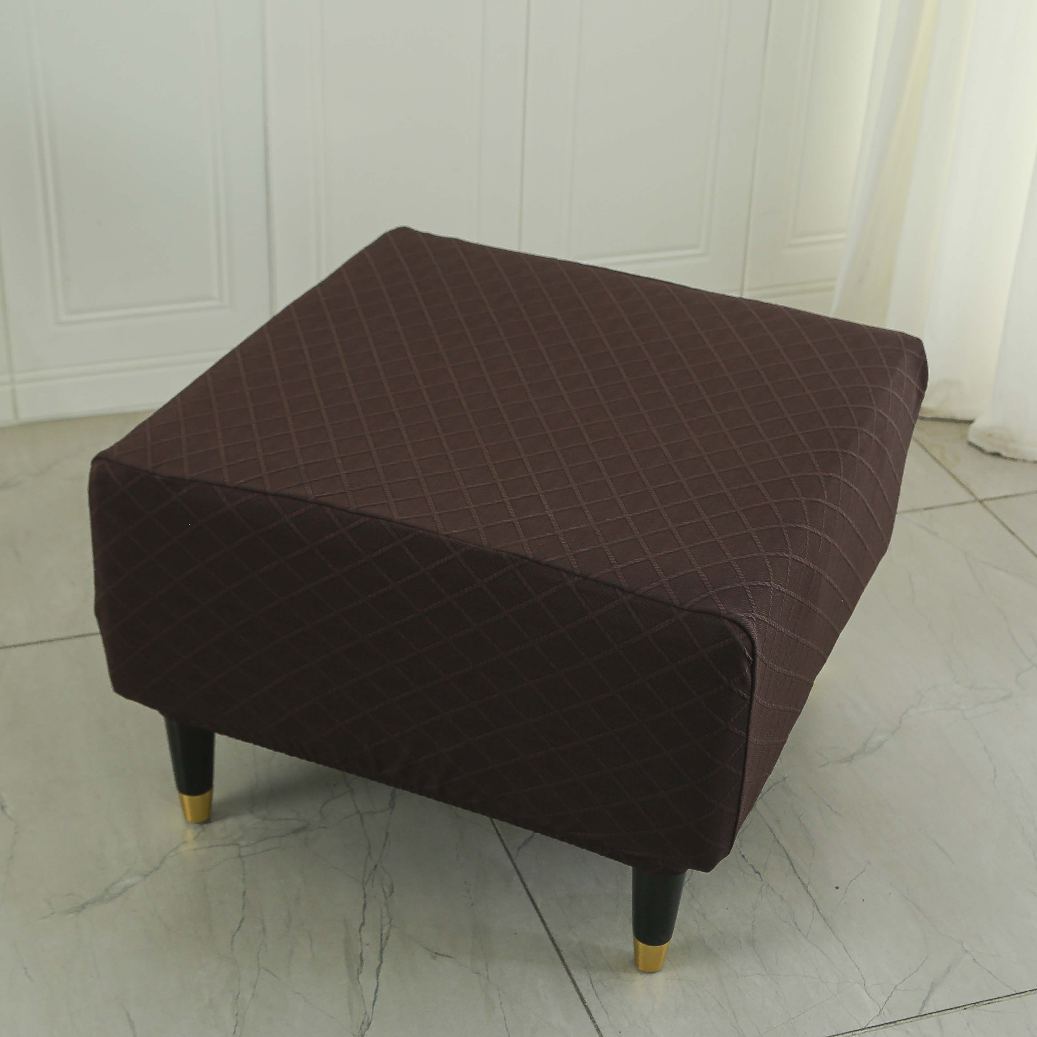 方形脚踏套提花布艺收纳凳子套储物凳套可坐衣帽间换鞋凳子套,淘宝优惠券,粉丝福利购,淘宝优惠卷