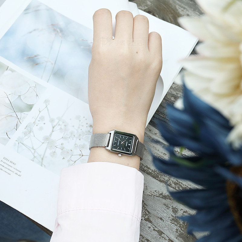 casio复古2023年新款学生小方表 卡修手表日韩腕表