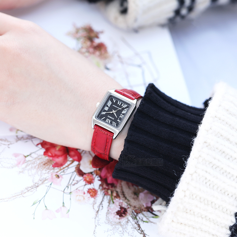 casio女小方表ins风2023年手表 卡修手表日韩腕表