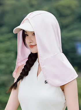 高尔夫防晒护颈头巾女透气围脖夏