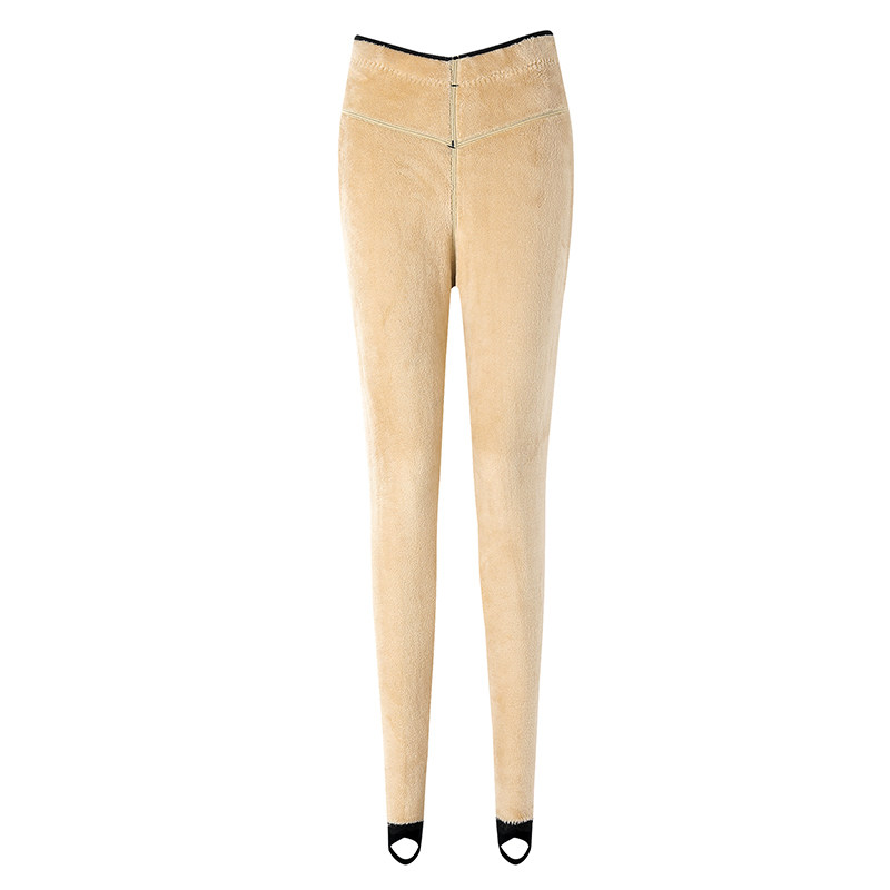 凯蒂芬秋冬季加绒外穿假透肉打底裤 凯蒂芬打底裤