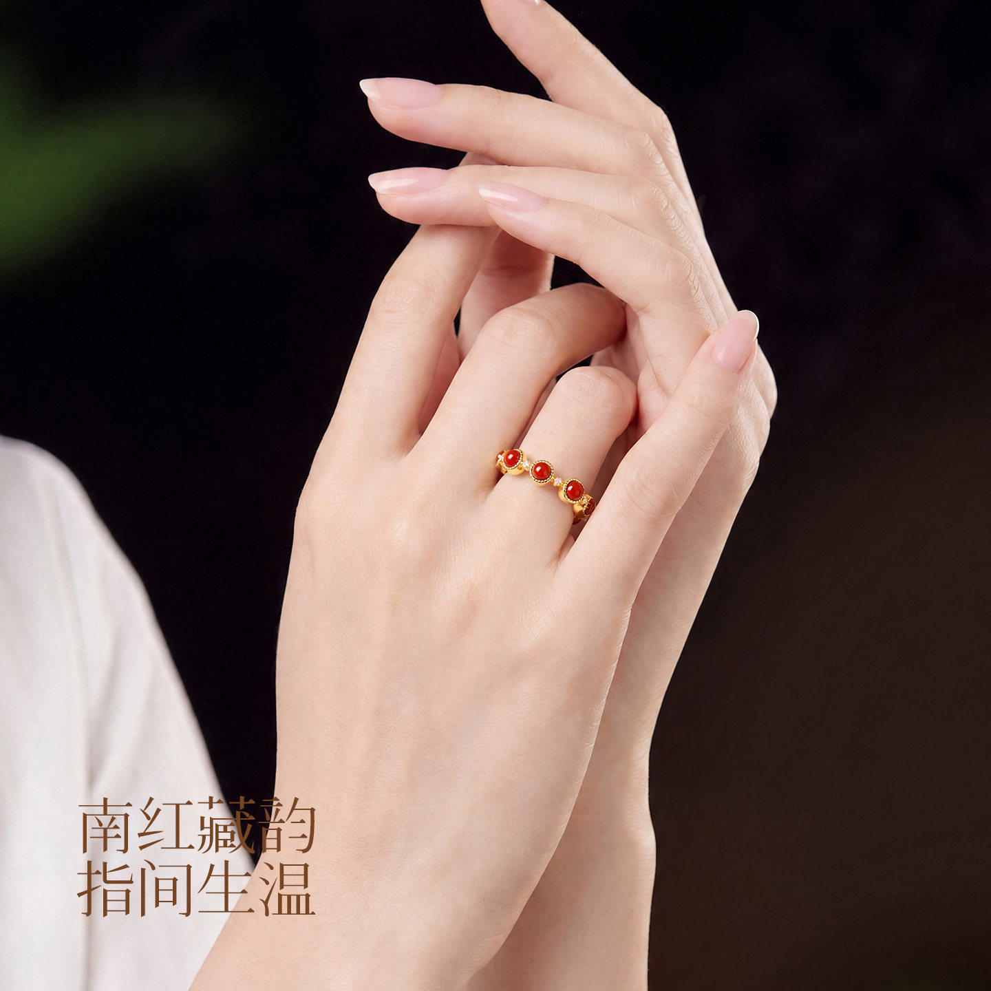 Sterling silver ring seven stars ring