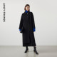 Pure wool mid-length double-sided woolen coat Langzi retro