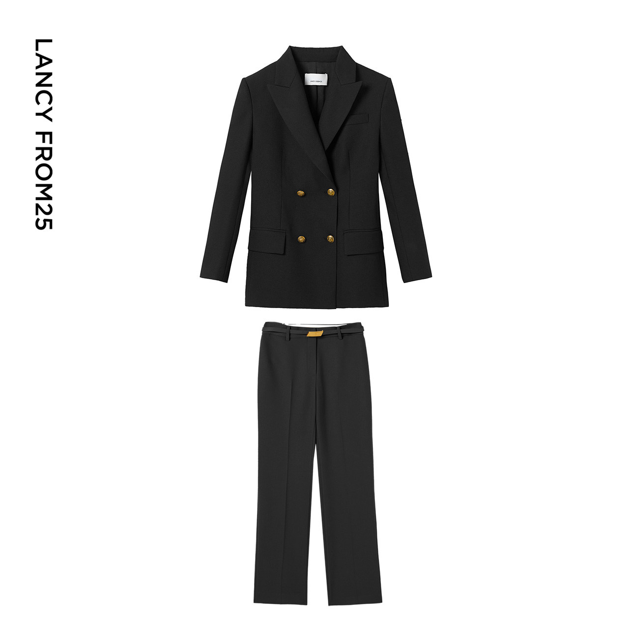 朗姿纯羊毛高级感修身职业正装气质西服外套/西裤2025春新西装女,淘宝优惠券,粉丝福利购,淘宝优惠卷