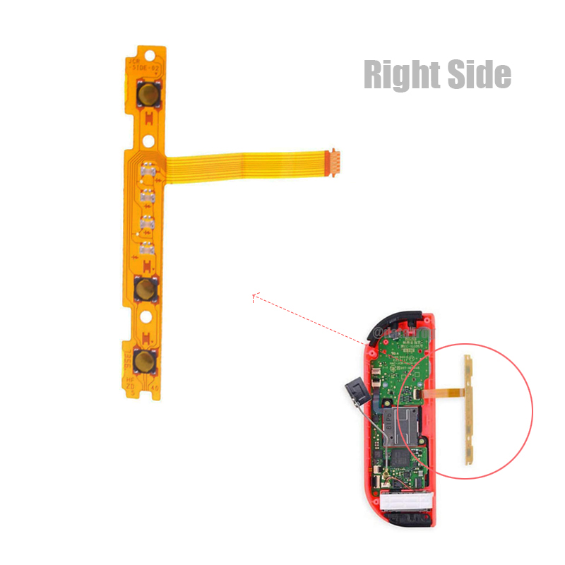 Switch原装手柄SL SR按键排线ZRL左右卡扣弹簧NS更换维修摇杆卡槽