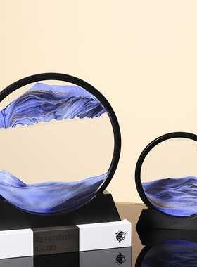 创意流沙画摆件艺术沙漏客厅办公室酒柜I电视柜家居轻奢装饰品礼