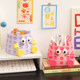 Cute dopamine girls workstation good stuff storage office desktop pen holder emotional stability transformation artifact ornament