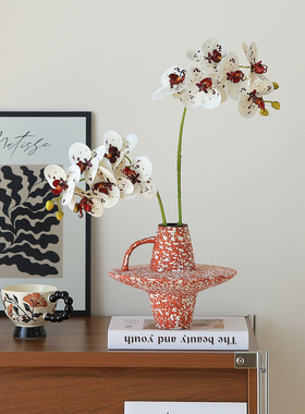 宋代美学花瓶摆件高级感小众客厅插花中式家居电视柜台面餐桌装饰