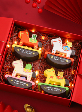 2026国潮马年吉祥物生肖马本命年礼物桌面装饰摆件年会新年伴手礼