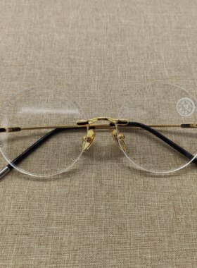 天然时尚风防辐射抗疲劳水晶眼镜