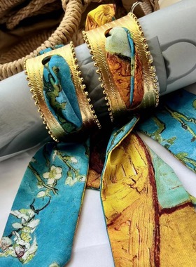 AN-NEE法国品牌丝巾镂空开口手镯浪漫优雅别致