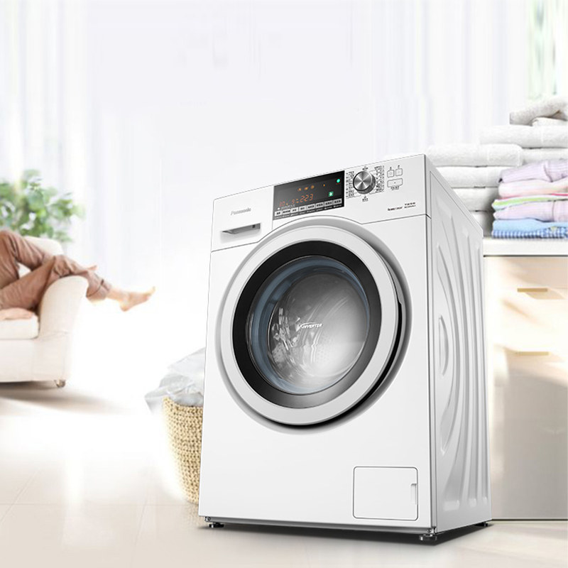 松下xqg100 10公斤全自动滚筒洗衣机 松下金松洗衣机