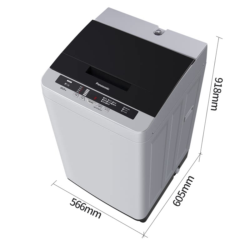 松下xqb80 8kg全自动波轮洗衣机 松下金松洗衣机