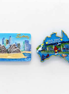 澳大利亚悉尼歌剧院旅游纪念品3d磁性冰箱贴家居装饰澳洲收藏礼品