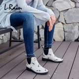 L_RAIN ЖЕНЩИНСКАЯ АНТИ -СЛАДКА Водонепроницаемые дождевые ботинки для взрослых короткие женские туфли для водяных ботинок для взрослых мягких туфлей с сладкими туфлями
