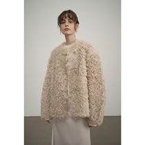 Meta-One Letrans Seaside Wind Pink Toscana Fur Integrated Jacket Woman Short Fur Pgrass Young