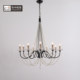 Decorative Xiaochu American-style villa duplex staircase chandelier