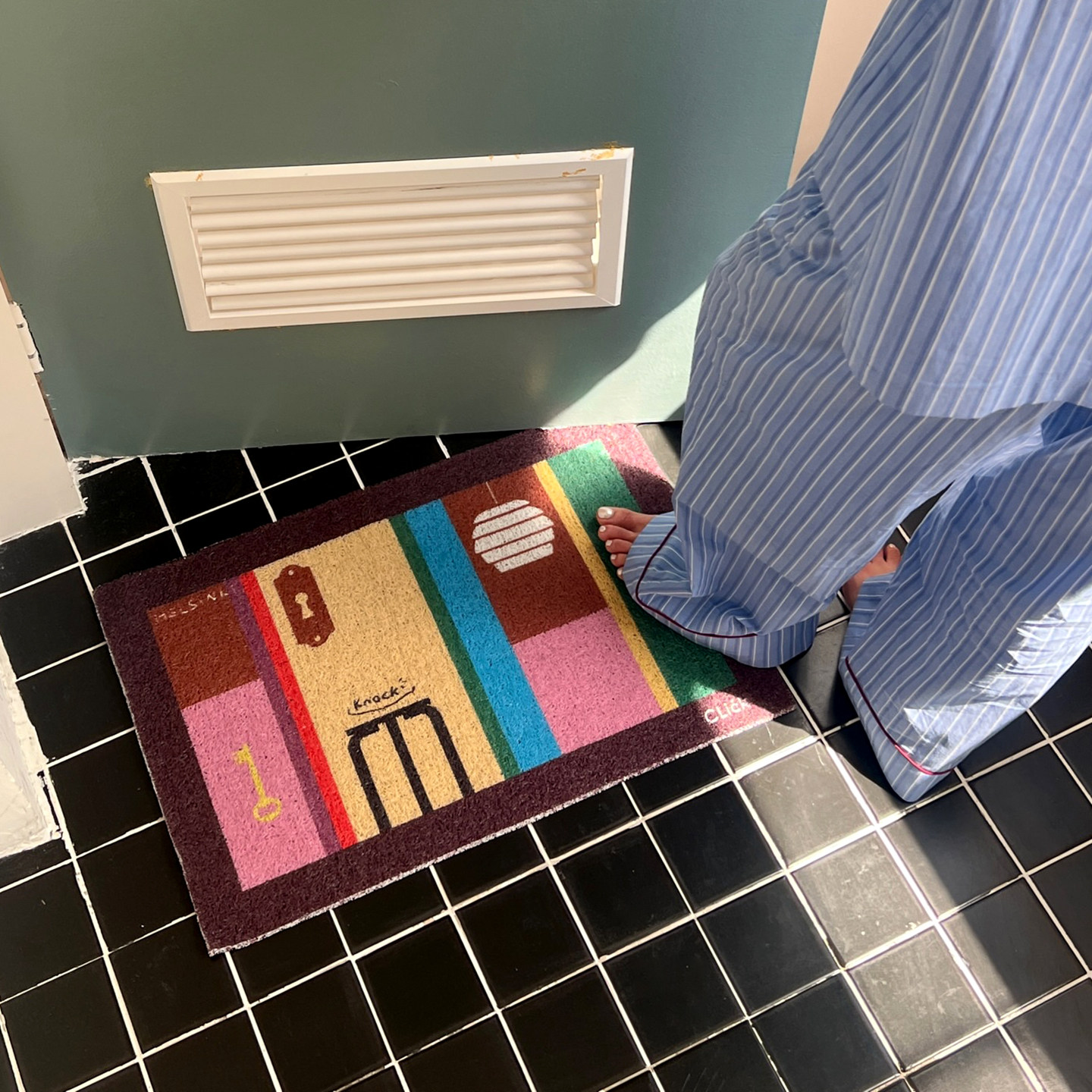 click玄关入户门店地垫可落尘北欧复古公寓丝圈地毯家居装饰,淘宝优惠券,粉丝福利购,淘宝优惠卷