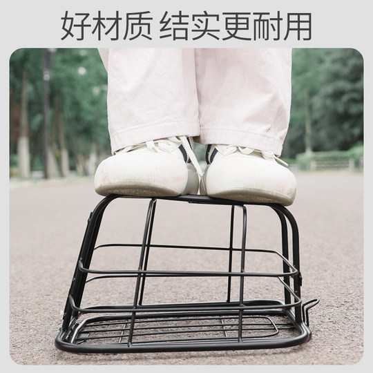 The thickened steel wire of the electric vehicle basket is strong and durable