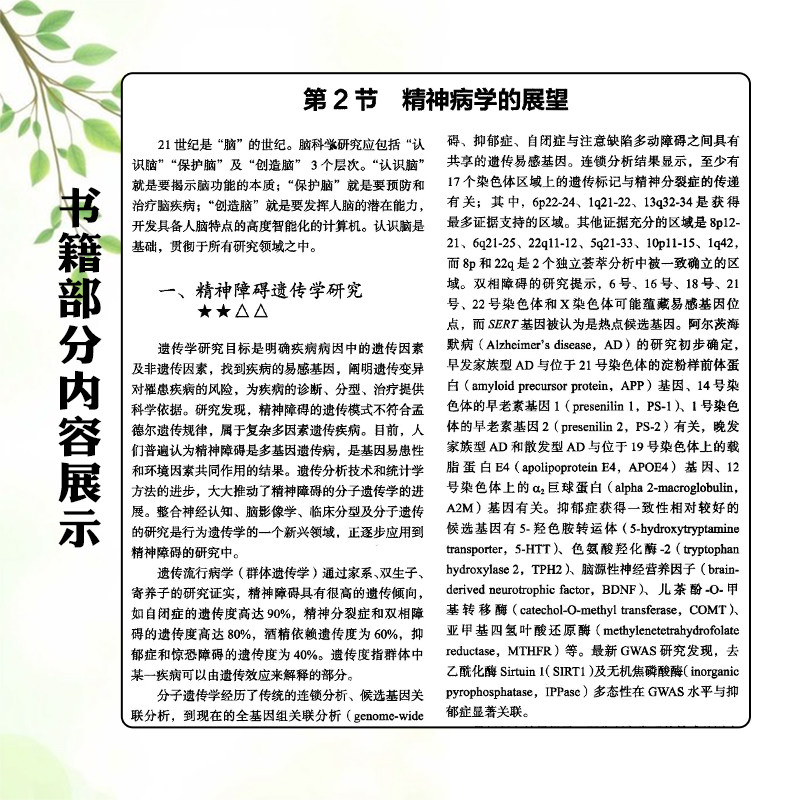 精神病学正副高级职称卫生专业技术资格考试教程副主任主任教材 中华医学会 精神病学科室高级考试用书副高 正高教材