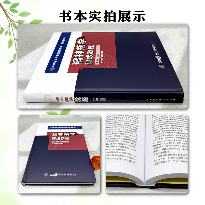 精神病学正副高级职称卫生专业技术资格考试教程副主任主任教材 中华医学会 精神病学科室高级考试用书副高 正高教材