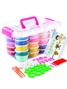 超轻粘土无毒橡皮泥24色