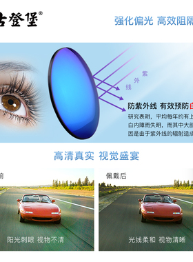 古登堡明星款长圆脸定制近视墨镜