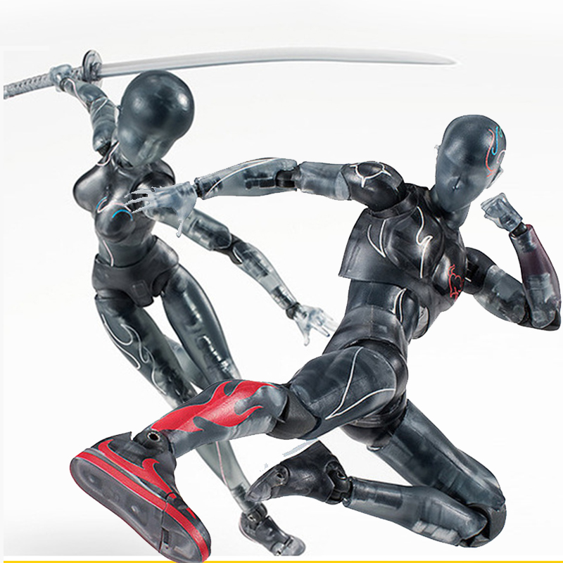 万代SHF人体模型素体定格动画人偶可动绘画美术漫画写生素描男女 - 图3