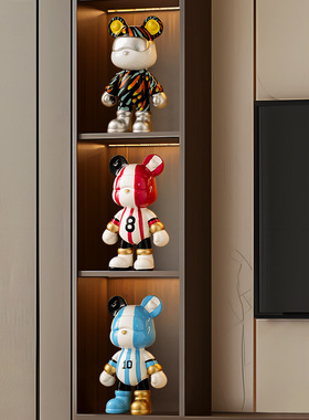 日本进口暴力熊手办摆件装饰品