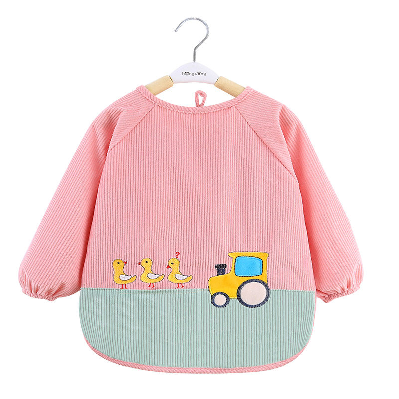 儿童罩衣秋冬女宝宝吃饭防水防脏围裙婴儿围兜倒穿衣男宝反穿护衣,淘宝优惠券,粉丝福利购,淘宝优惠卷