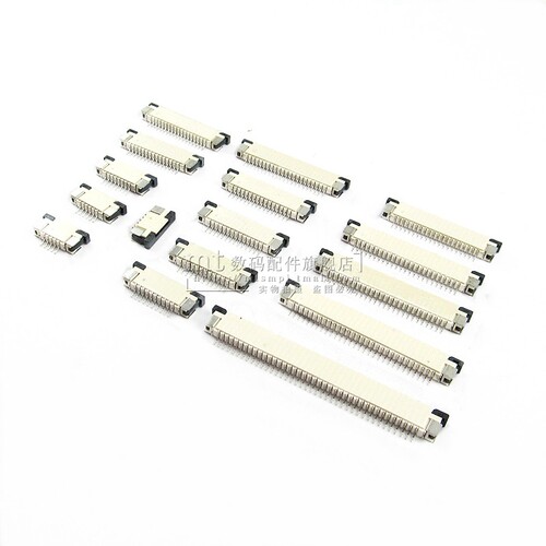 FFC/FPC连接器 1.0MM 上接 抽屉 4P 5P 6P 8P 9P10P12P20P30P 40P - 图3