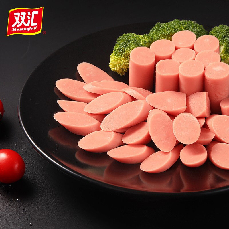 双汇泡面搭档240g烧烤炸拍档火腿肠 极之鲜食品包装即食肠类