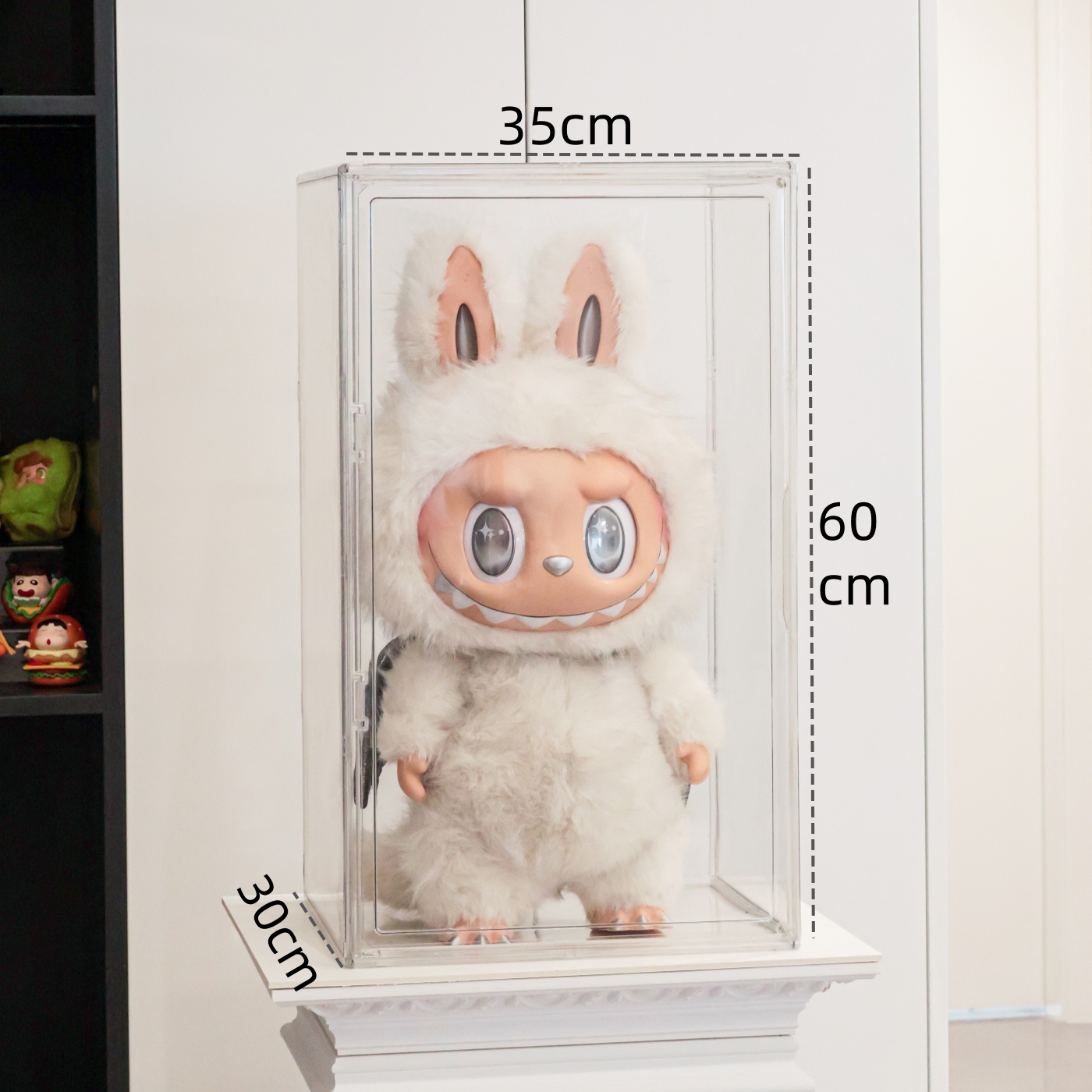 Transparent acrylic figure storage box display box