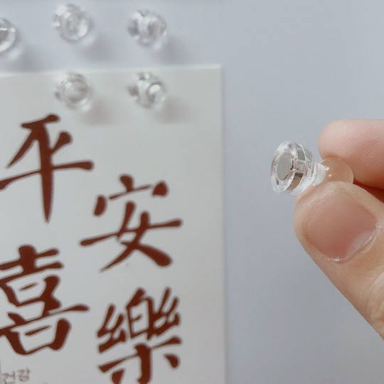 透明磁吸图钉冰箱贴封口磁性贴小号密封磁力贴创意北欧ins风磁吸