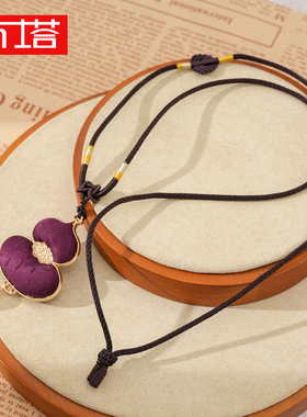 桑蚕丝宋锦民族风毛衣链新中式手链腰链可调节多功能饰品PT2235